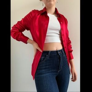 Red Guess by Marciano silk button down